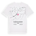 Villanueva del Arzobispo karta t-shirt