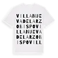 Villanueva del Arzobispo ordlek t-shirt