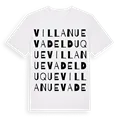 Villanueva del Duque ordlek t-shirt