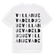 Villanueva del Duque ordlek t-shirt