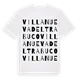 Villanueva del Trabuco ordlek t-shirt