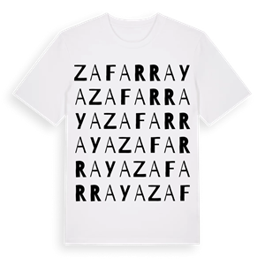 Zafarraya ordlek t-shirt – ekologisk bomull t-shirt från Pinshirt