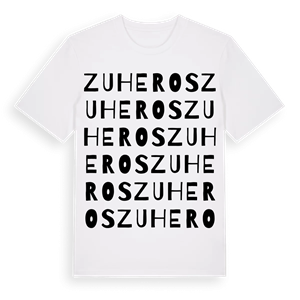 Zuheros ordlek t-shirt – ekologisk bomull t-shirt från Pinshirt