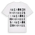 Akçaören Mahallesi ordlek t-shirt