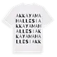 Akkaya Mahallesi ordlek t-shirt
