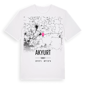 Akyurt karta t-shirt – ekologisk bomull t-shirt från Pinshirt
