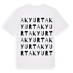 Akyurt ordlek t-shirt – ekologisk bomull t-shirt från Pinshirt