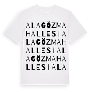 Alagöz Mahallesi ordlek t-shirt – ekologisk bomull t-shirt från Pinshirt