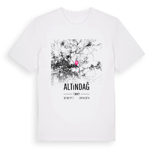 Altındağ karta t-shirt – ekologisk bomull t-shirt från Pinshirt
