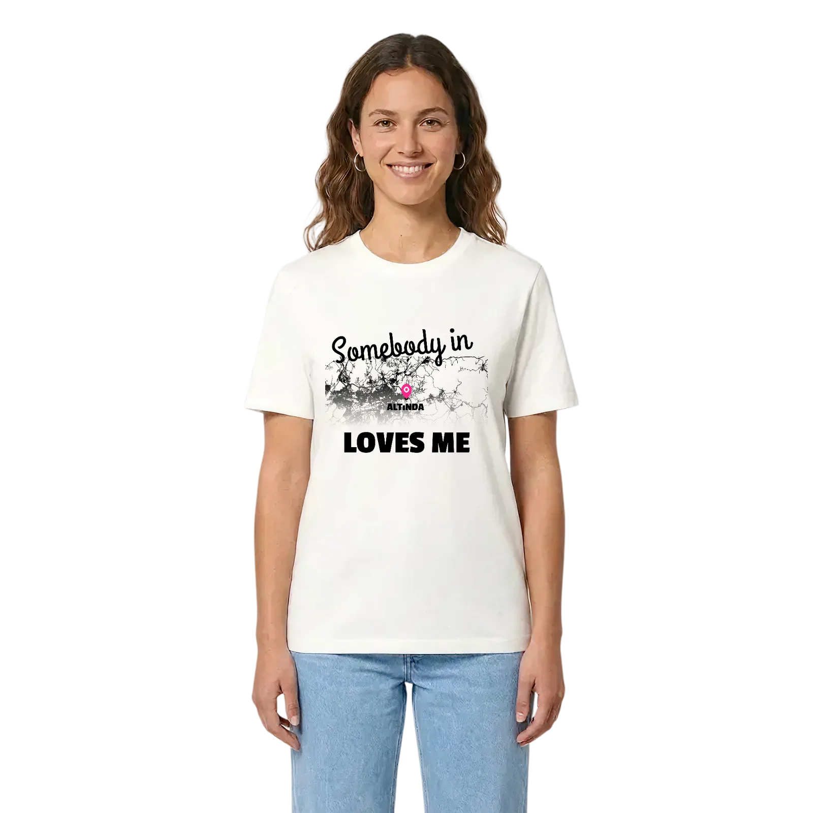 Någon i Altındağ älskar mig t-shirt – White, i miljö