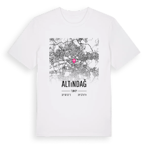 Altındağ karta t-shirt – ekologisk bomull t-shirt från Pinshirt
