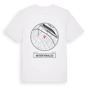 Anıttepe Mahallesi t-shirt – ekologisk bomull t-shirt från Pinshirt