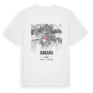 Ankara karta t-shirt – ekologisk bomull t-shirt från Pinshirt