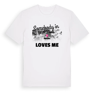 Någon i Ankara älskar mig t-shirt – ekologisk bomull t-shirt från Pinshirt