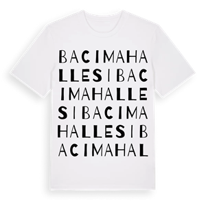 Bacı Mahallesi ordlek t-shirt – ekologisk bomull t-shirt från Pinshirt