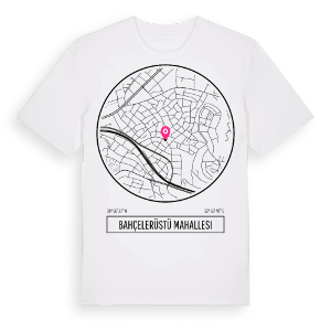Bahçelerüstü Mahallesi t-shirt – ekologisk bomull t-shirt från Pinshirt