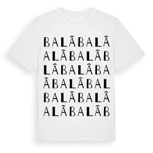 Balâ ordlek t-shirt – ekologisk bomull t-shirt från Pinshirt