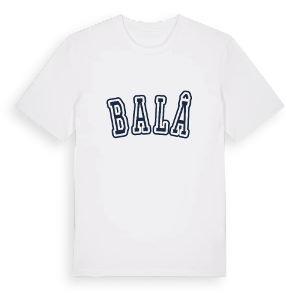 Balâ college t-shirt – ekologisk bomull t-shirt från Pinshirt