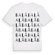 Balâ ordlek t-shirt