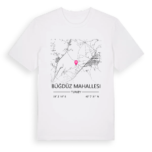 Büğdüz Mahallesi karta t-shirt – ekologisk bomull t-shirt från Pinshirt
