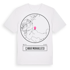 Çınar Mahallesi t-shirt – ekologisk bomull t-shirt från Pinshirt