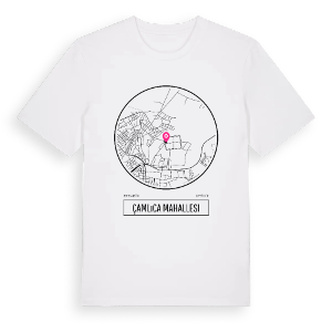 Çamlıca Mahallesi t-shirt – ekologisk bomull t-shirt från Pinshirt