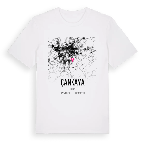 Çankaya karta t-shirt – ekologisk bomull t-shirt från Pinshirt