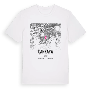 Çankaya karta t-shirt – ekologisk bomull t-shirt från Pinshirt