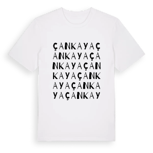 Çankaya ordlek t-shirt – ekologisk bomull t-shirt från Pinshirt