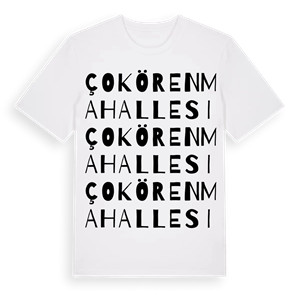 Çokören Mahallesi ordlek t-shirt – ekologisk bomull t-shirt från Pinshirt