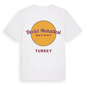 Devlet Mahallesi cirkel t-shirt – ekologisk bomull t-shirt från Pinshirt