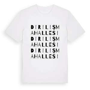Diriliş Mahallesi ordlek t-shirt – ekologisk bomull t-shirt från Pinshirt