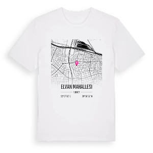 Elvan Mahallesi karta t-shirt – ekologisk bomull t-shirt från Pinshirt