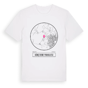 Gökçedere Mahallesi t-shirt – ekologisk bomull t-shirt från Pinshirt