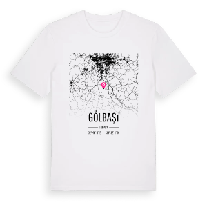 Gölbaşı karta t-shirt – ekologisk bomull t-shirt från Pinshirt