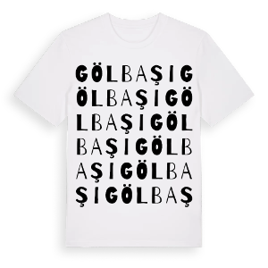 Gölbaşı ordlek t-shirt – ekologisk bomull t-shirt från Pinshirt