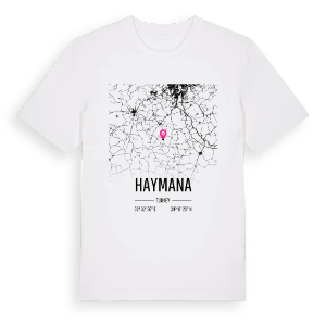 Haymana karta t-shirt – ekologisk bomull t-shirt från Pinshirt