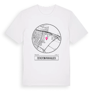 İstasyon Mahallesi t-shirt – ekologisk bomull t-shirt från Pinshirt