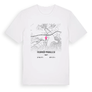 İvedikköy Mahallesi karta t-shirt – ekologisk bomull t-shirt från Pinshirt