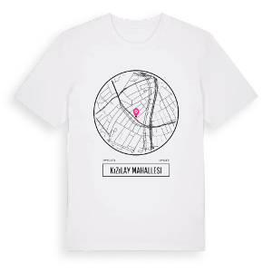 Kızılay Mahallesi t-shirt – ekologisk bomull t-shirt från Pinshirt