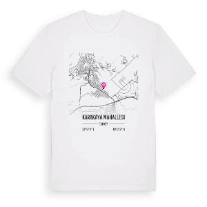 Karakaya Mahallesi karta t-shirt – ekologisk bomull t-shirt från Pinshirt