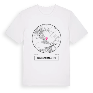Karakaya Mahallesi t-shirt – ekologisk bomull t-shirt från Pinshirt
