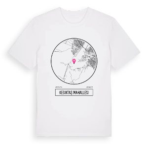 Kesiktaş Mahallesi t-shirt – ekologisk bomull t-shirt från Pinshirt
