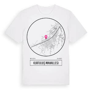 Kurtuluş Mahallesi t-shirt – ekologisk bomull t-shirt från Pinshirt