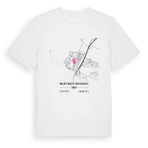 Malıköy Başkent OSB Mahallesi karta t-shirt – ekologisk bomull t-shirt från Pinshirt