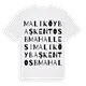 Malıköy Başkent OSB Mahallesi ordlek t-shirt