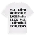 Malıköy Dökümcüler OSB Mahallesi ordlek t-shirt