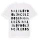 Malıköy Dökümcüler OSB Mahallesi ordlek t-shirt