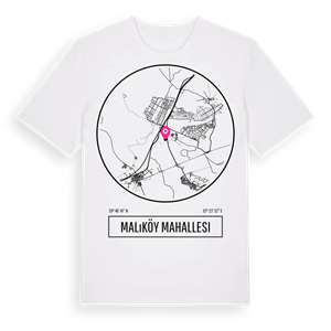 Malıköy Mahallesi t-shirt – ekologisk bomull t-shirt från Pinshirt