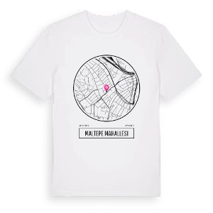 Maltepe Mahallesi t-shirt – ekologisk bomull t-shirt från Pinshirt
